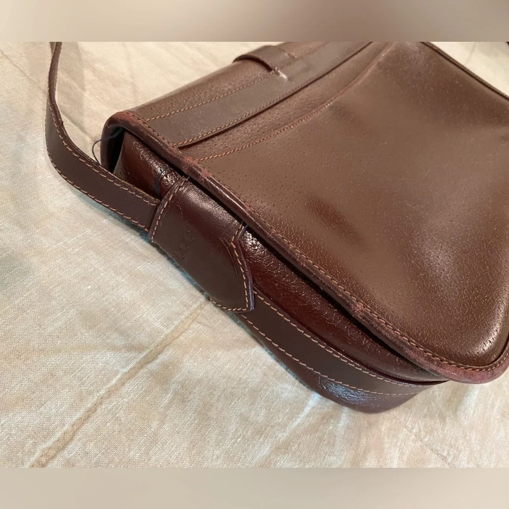 Gucci Brown Leather Crossbody Bag - Picture 7 of 16